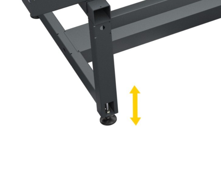 ROLL BENCH Adjustable feet Emmegi